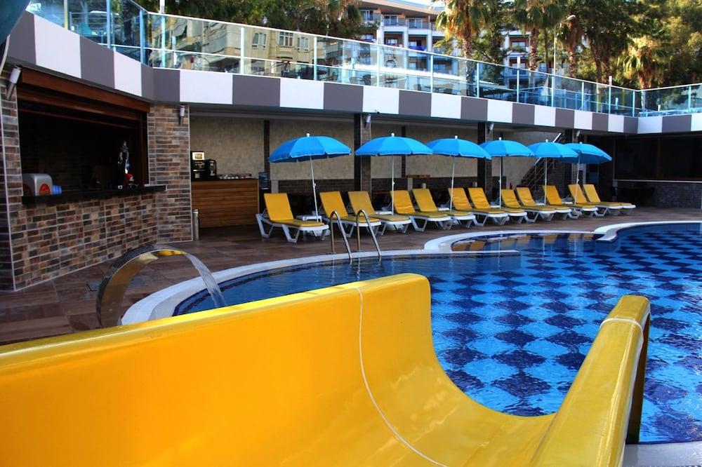Merlin Beach Park Hotel Tosmur Kültér fotó