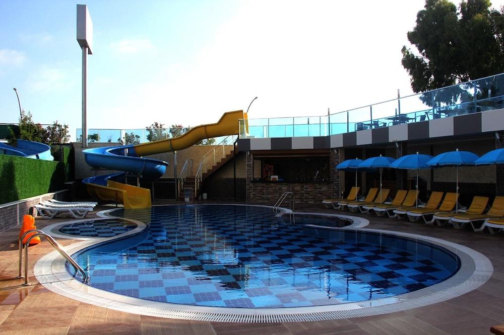 Merlin Beach Park Hotel Tosmur Kültér fotó