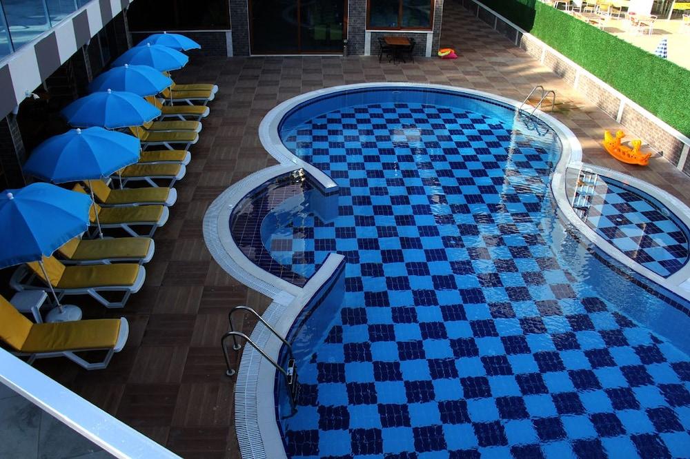 Merlin Beach Park Hotel Tosmur Kültér fotó