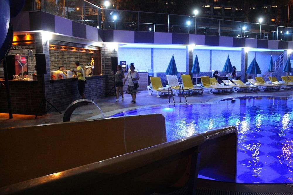 Merlin Beach Park Hotel Tosmur Kültér fotó